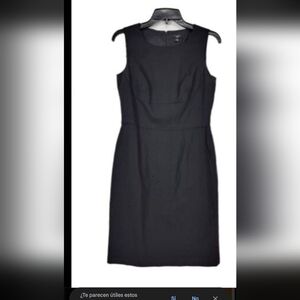 Ann Taylor Classic Black Sleeveless Dress